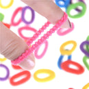 Candy Color Little Girl Elastic Hair Bands Ring Rope Headwear Hair Accessori HES