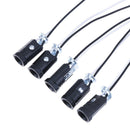 5Pcs Candle Base E12 Lamp US Holder Light Sockets Keyless With 20CM Wire Lead