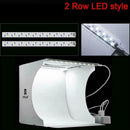 Portable folding LED studio mini photography light equipment box 6 + Q9E9