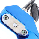 Blue Motorcycle Handlebar Bar Grip Brake Lever Lock Anit Theft Security