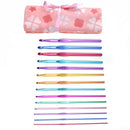 14Pcs/Set Aluminum Crochet Hooks Multicolor Mixed 2-10Mm Knitting Needles D