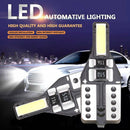 10x T10 Wedge 7020SMD Parker Number Plate LED Bulbs W5W 194 168 WHITE CANBUS