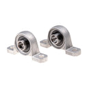 2Pcs 10mm Diameter Bore Ball Bearing Pillow Block Mounted Support KP000 -Q