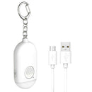 Personal Alarm Clock Rechargeable LED Light Waterproof Emergency Defense SO E3T9