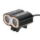 Waterproof Front Lamp 6000LM 2x CREE XM-L T6 USB LED Bike Bicycle Light