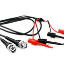 Black Red P1020 BNC Male Plug Q9 To Dual Hook Clip Probe Test Lead Cable Tube
