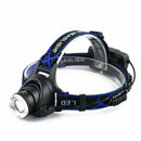 Super Bright P70 LED Headlamp Zoom USB Rechargeable Headlight Torch Fishing Lamp