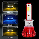 2pcs Car Motorcycle 3000K 6000K 8000K COB LED Fog Lamp Tail Light Bulbs