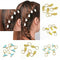 50Pcs/Set Ocean Animal Pendant Dreadlock Hair Braid Pins Rings Clips JewelryJ Ew
