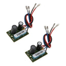2Pieces 60W 2 Way HiFi Audio Speaker Frequency Divider 4-8 Ohm Treble Bass