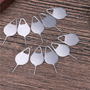 10PCS Sim Card Tray Removal Eject Pin Key Tool Stainless Steel Needle.ES