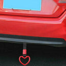 Heart Red Jdm Tsurikawa Ring Subway Train Bus Handle Strap Charm Drift Universal
