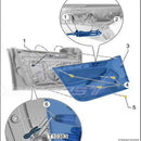 Car Door Holder Panel Clip 3pcs
