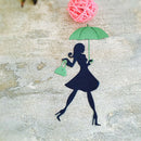 shopping girl cutting dies stencil diy scrapbooking album paper card embossing Z