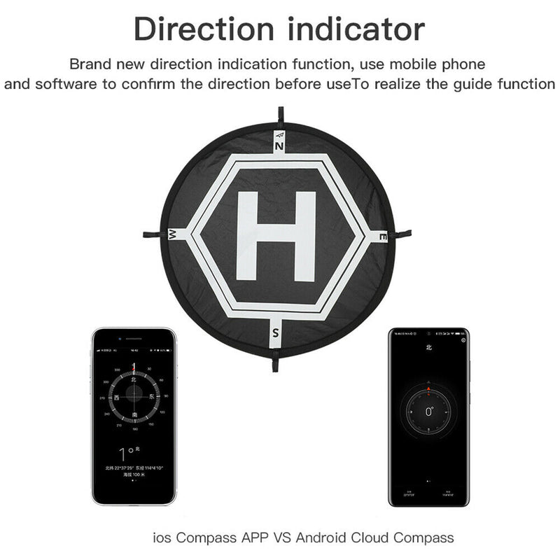 21.6inch Drone Accessories Landing Pad Night Flight Fast Fold for DJI Mavic Mini