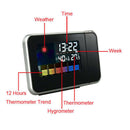 Weather Multi Function Digital Projection Clock Alarm Color Screen Calendar