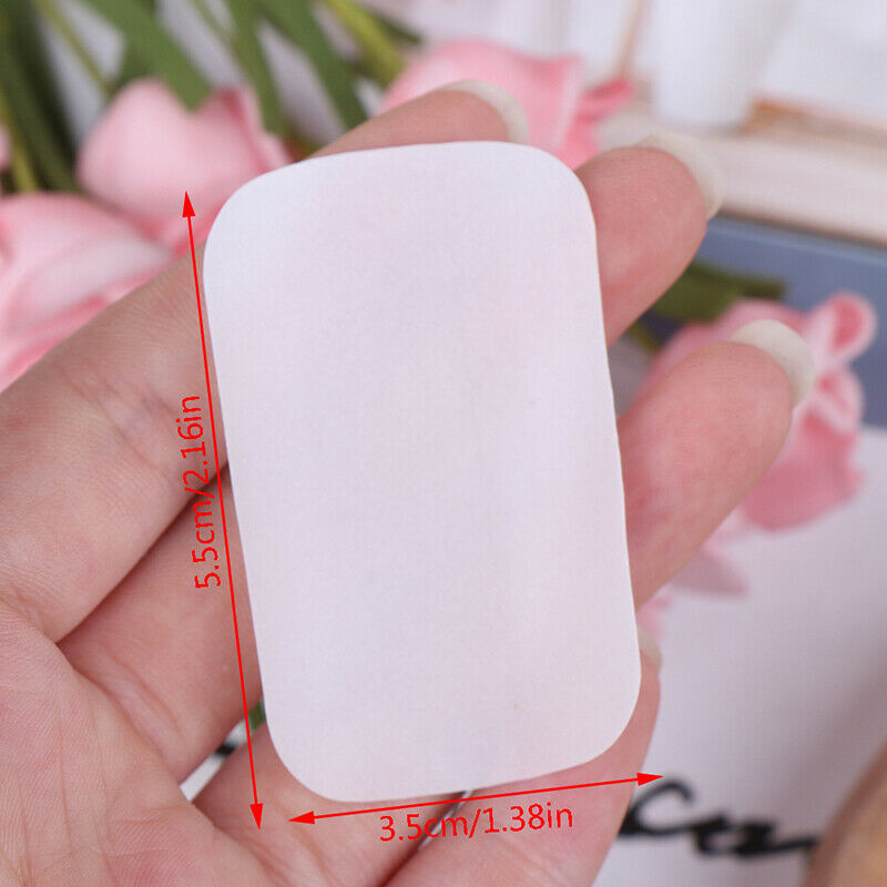 50pcs Portable Disposable Hand Soap Paper Travel Hand Washing Scented TraveY Ew