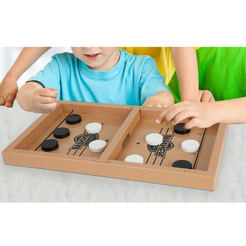 Fast Sling Puck Game, ABS Hockey Game, Desktop Battle Sling Hockey Table Games,