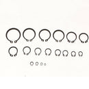 300 Pieces External C-Clips Retaining Ring Snap Rings Assortment Kit 18 Size