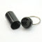 5 Pcs Waterproof Aluminum Pill Box Case Container Holder Keyring LTUS