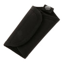 Key Silencer with Snap and Key Ring, Fit 3 inch (8 cm) Belt Loop, Black Nylon