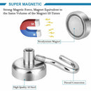 6Pcs Magnetic Hooks, Premium 25Lb Neodymium Heavy Duty Magnetic Hooks,Indoo