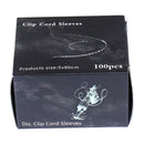 100Pcs Black Disposable Tattoo Machine Clip Cord Hook Sleeve Bags Hygiene Co BX