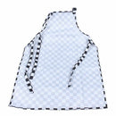 Hotels chef Waiter Halter Neck Apron Black white lattice Halter Neck Apron