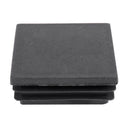 50mm x 50mm Plastic Square End Blind Plugs Cap Pipe Inserts 12pcs L1H3