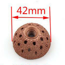 2x Alloy Tire Repair Grinding Head Coarse Grit Buffing Wheel Linking Rod Set