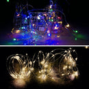 Solar String Lights, 10M 100LED Outdoor String Lights, Waterproof Decorativ S5V8
