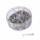 1900pcs 5 Models Non Insulated Electrical Crimp Cord Wire End Terminal