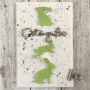 Happy Easter Rabbit Metal Cutting Dies Stencils For Scrapbooking Photo Al WS Gw
