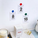 1PC 2020 Mini Desktop Calendar Daily Scheduler Table Planner Yearly Organi-ME