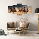 5pcs 5D DIY Full Drill Diamond Painting 6 Horse Cross Stitch Embroidery Kit