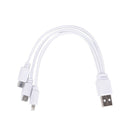 Multiple USB Charging Cable 3 in 1 Data Cables Mobile Fast Charging For AndroiME