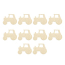 Unfinished Wood Cutout - 20 Pack Truck Shaped Wood Pieces for Wooden Craft DIY