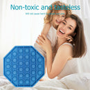 Autism Push Bubble Sensory Toys Relief Stress Squeeze Toys (Sky Blue)