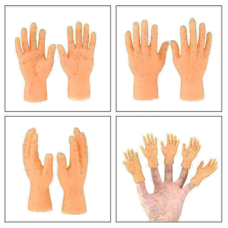Novelty Funny Set Of Two Finger Hand Finger Puppets A4Y1 G3U8 D0W1 C7P0 Y1Y6