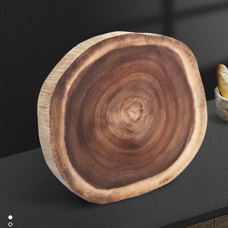 1pc Log Cutting Board Cutting Board Cutting Fruit Board Thickened WoodenB Ew