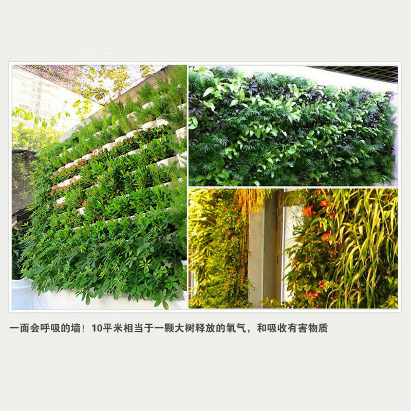 2 Pocket Succulent Planter Wall Hanging Vertical Flower Pot Home/Garden Ind