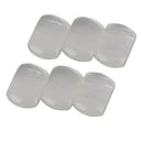 6 Pcs Beautiful Guitar Tuner White Pearloid Acrylic Buttons