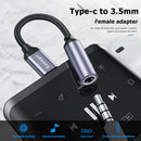 E01 Type C to 3.5 mm Jack Headphones Adapter USB C AUX Audio Cable Converter