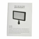 Fasdga 12W 192 LED Studio Video Continuous Light Lamp For Camera DV Camcord S6F8