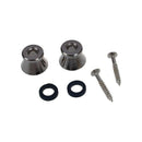 2 x Electric Acoustic Guitar Bass Strap Button Screw Lock Pins Pegs Pads -  L6Z6