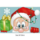 DIY Christmas Stickers Window Glass Decorative Decals Xmas Poster (C)