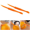 2pc Long Section Orange Peeler Peel Orange Juice Compact And Practical Helper.ES