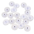 20Pcs DIY Plastic Bobbin Spool For Singer Household Sewing Machine 25 x 11mm