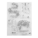Transparent Tableware Seals Stamps for DIY Scrapbooking Card Making Crafts