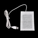 5v portable usb heating sheet warm hand mouse pad carbon fiber heating pad  BX